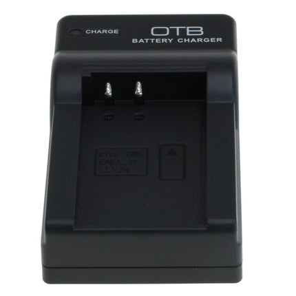 OTB lader voor camera accu - Geschikt voor Nikon EN-EL20 / EN-EL22 / EN-EL24 - Zwart