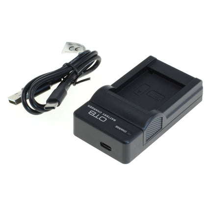 OTB lader voor camera accu - Geschikt voor Nikon EN-EL23 - Zwart