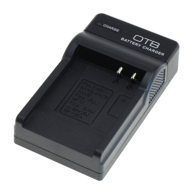 OTB lader voor camera accu - Geschikt voor Olympus LI-50B / Nikon EN-EL11 / Sony BK1 / FK1 - Zwart