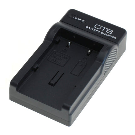 OTB lader voor camera accu - Geschikt voor Panasonic BCF10E / BCG10E / BCJ13E - Zwart