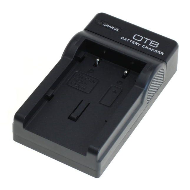 OTB lader voor camera accu - Geschikt voor Panasonic BCF10E / BCG10E / BCJ13E - Zwart