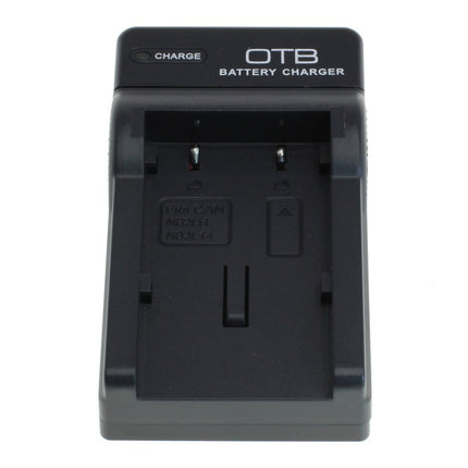 OTB lader voor camera accu - Geschikt voor Panasonic BCF10E / BCG10E / BCJ13E - Zwart