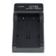OTB lader voor camera accu - Geschikt voor Panasonic BCF10E / BCG10E / BCJ13E - Zwart