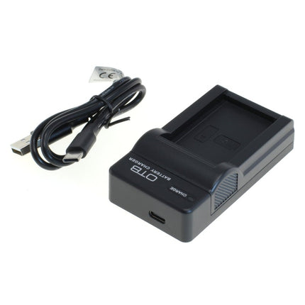 OTB lader voor camera accu - Geschikt voor Panasonic DMW-BCL7E - Zwart