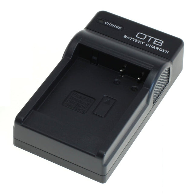 OTB lader voor camera accu - Geschikt voor Panasonic DMW-BLG10 / DMW-BLE9 / DMW-BLH7E - Zwart