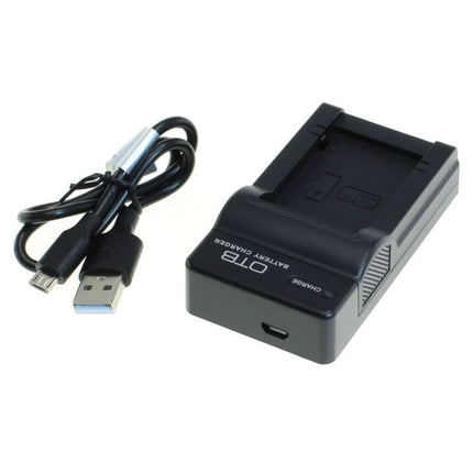 OTB lader voor camera accu - Geschikt voor Panasonic DMW-BMB9E - Zwart