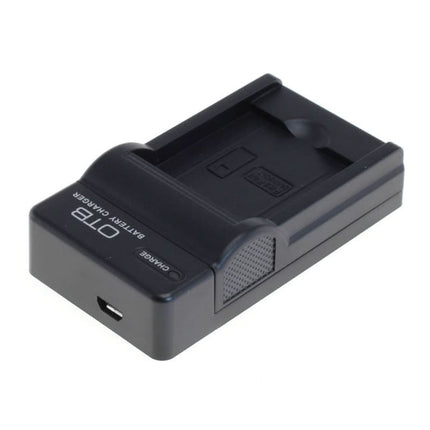 OTB lader voor camera accu - Geschikt voor Panasonic DMW-BCK7 / DMW-BCK7E - Zwart