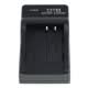 OTB lader voor camera accu - Geschikt voor Panasonic S007 / S008 / Fuji NP-70 / Samsung IA-BH125 - Zwart