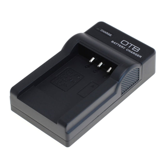 OTB lader voor camera accu - Geschikt voor Pentax D-LI88 / Sanyo DB-L80 / Nikon EN-EL19 - Zwart