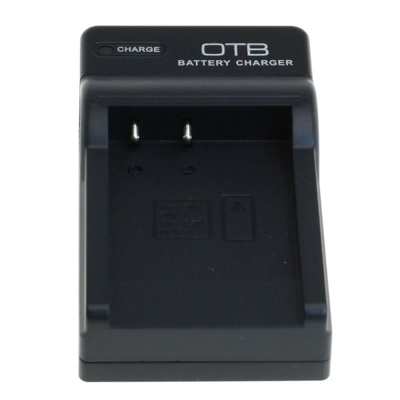 OTB lader voor camera accu - Geschikt voor Sony BN1 / Casio NP-120 - Zwart