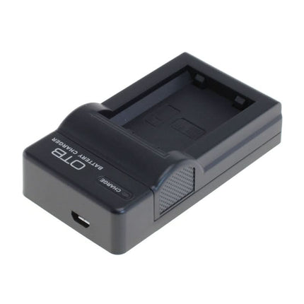 OTB lader voor camera accu - Geschikt voor Sony NP-FW50 - Zwart