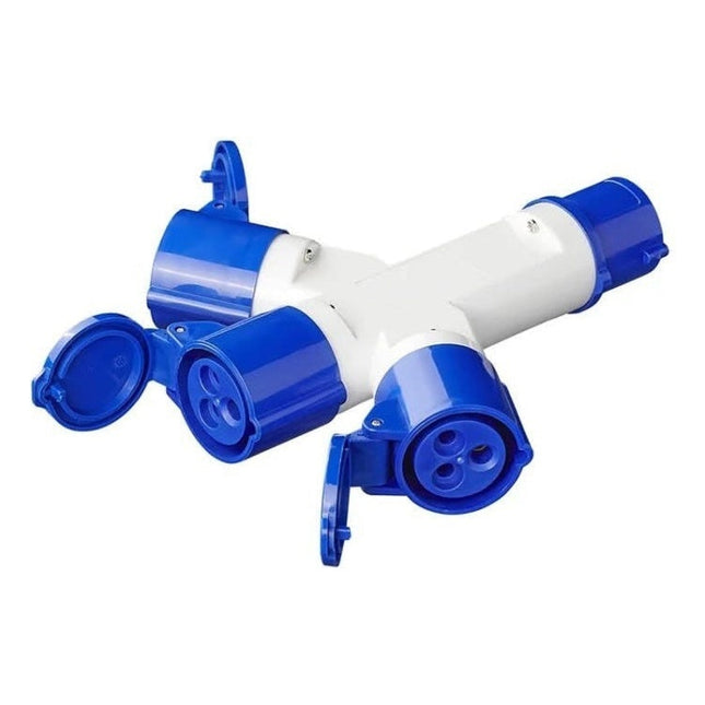 PAT-CEE-SP3 CEE 3-weg Splitter - 230V - IP44 - 16A - 3-polig