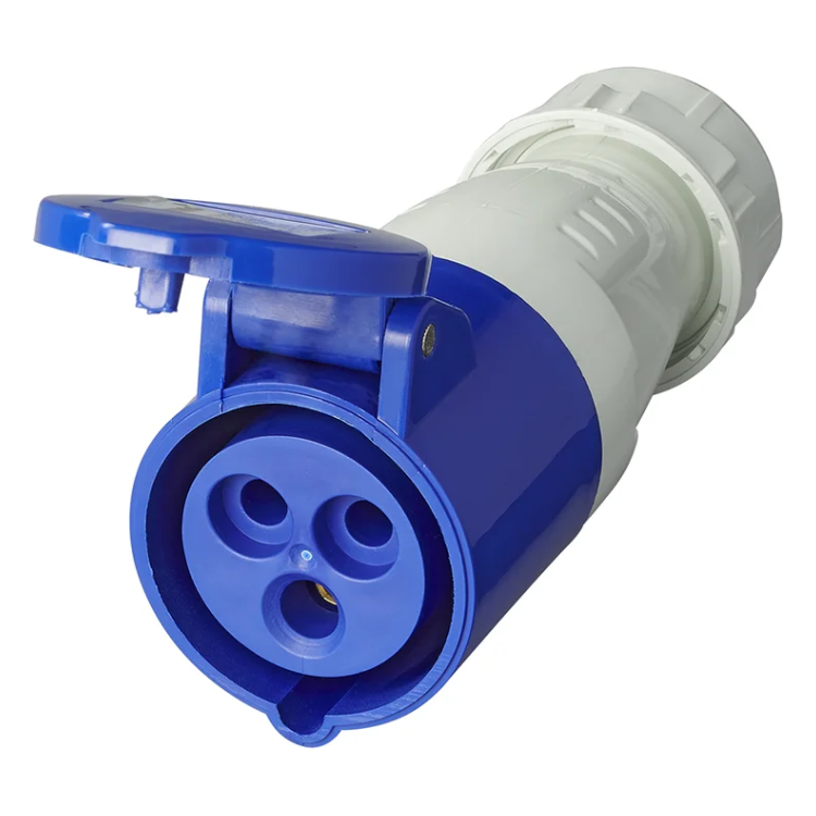 PAT-CEE3-CD CEE Contrastekker 16A - IP44 - Blauw/Wit