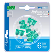 PAT-ZKR-30A-6 Standaard Steekzekeringen 30A - 6 Stuks - Groen (Blisterverpakking)