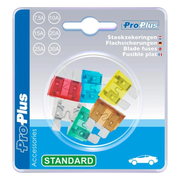 PAT-ZKR-ASS-6 Steekzekeringen standaard -  assorti - 6 stuks in blister