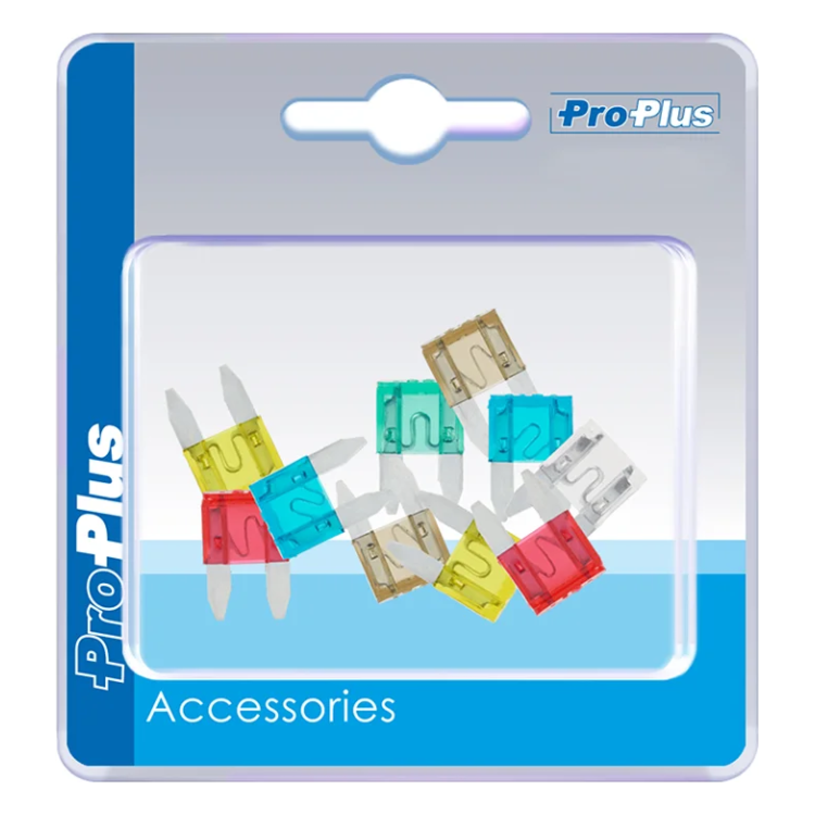 PAT-ZKR-MN-ASS-10 Steekzekeringen Mini - Assortiment 10 stuks in blister
