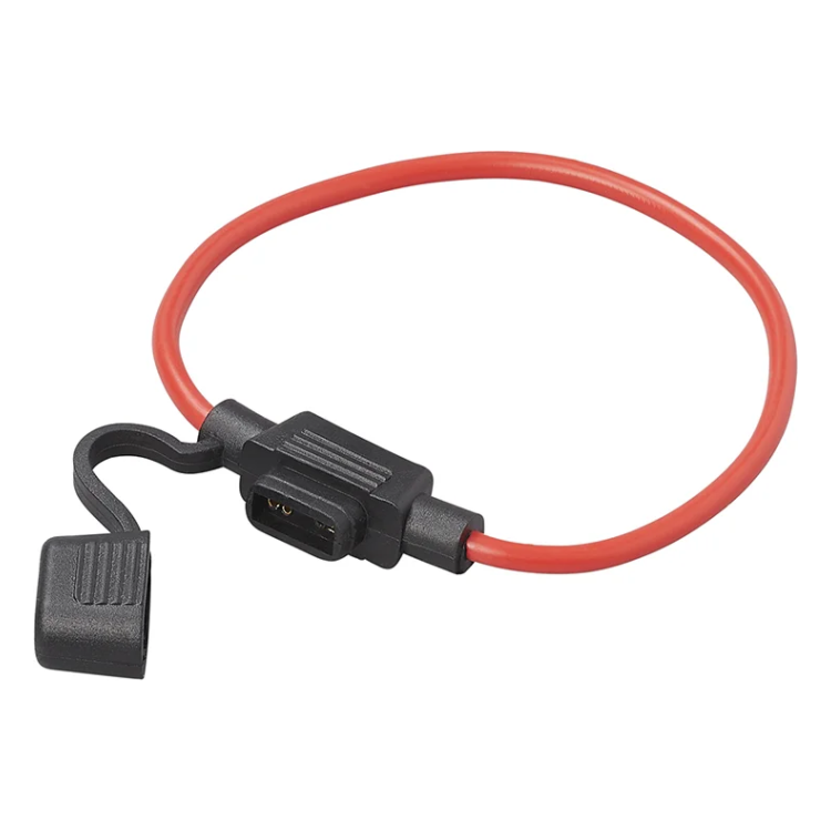 PAT-ZKR-MN-ZKHR Zekeringhouder In-line voor Mini-Steekzekeringen - Draaddiameter 1 mm²