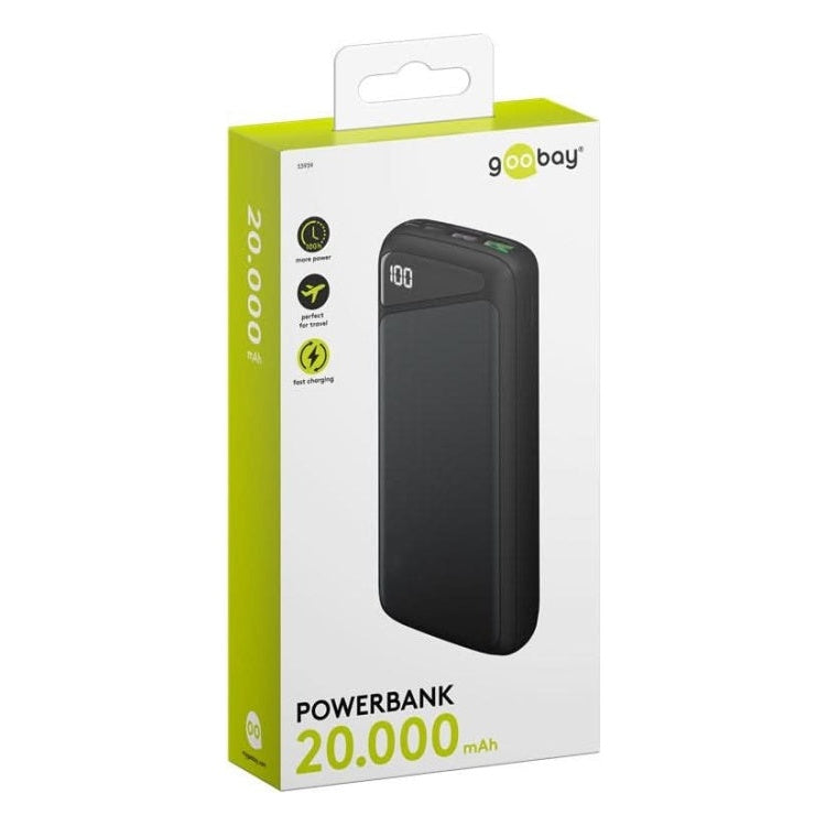 PB-FC-PD-20.000 20.000 mAh powerbank  - 1x USB-C + 2x USB-A - Met PD, SuperCharge & QuickCharge 3.0