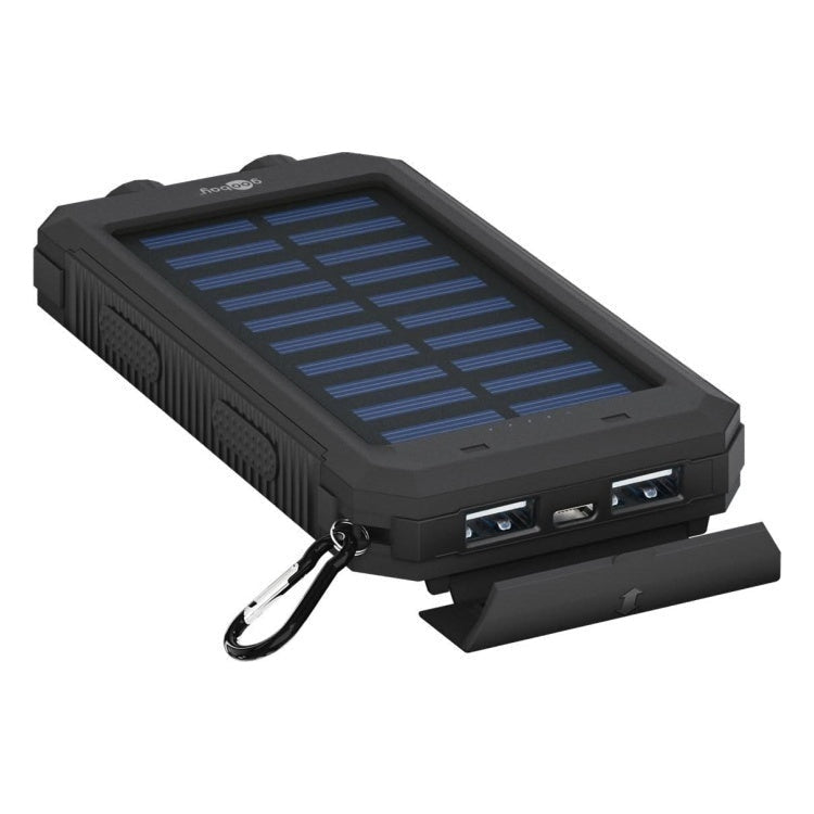 PB-SLR-FL-8.000 8.000 mAh Solar powerbank  -  2x USB-A - Zaklamp - IP44