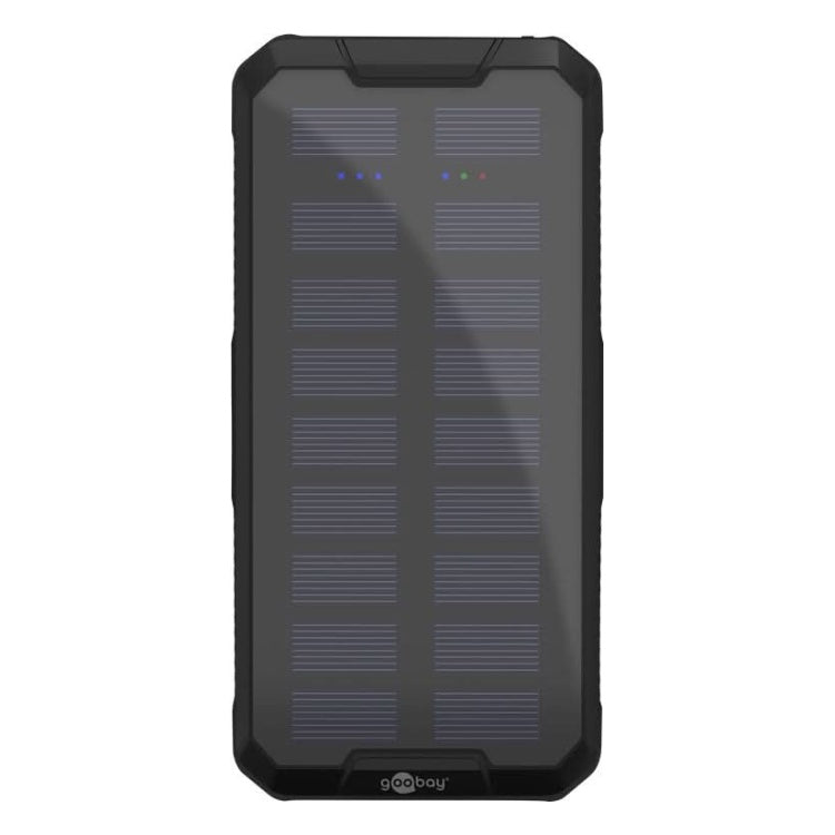 PB-SLR-PD-20.000 20.000 mAh Solar powerbank  - 1x USB-C + 2x USB-A - Zaklamp - Met PD & QuickCharge 3.0 - IP44