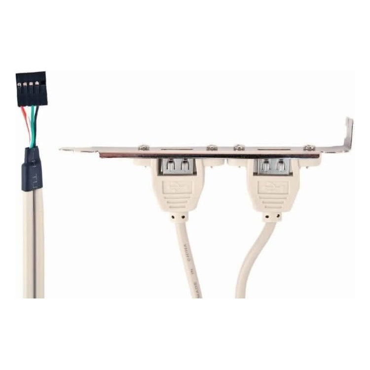 PCI-2xUSB2 USB 2.0 interne module met bracket - 2 USB poorten