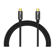 PT-TB4-1.2 Thunderbolt 4 kabel - USB-C naar USB-C - PD 100 watt - Thunderbolt 4.0 - 1.2 meter - Zwart