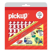 PU-12121015 PickUp plakcijfers boekje CooperBlack - Rood - 15 mm