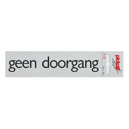 PU-4627 Pickup bord Route Alulook - geen doorgang - 16,5x4,4 cm