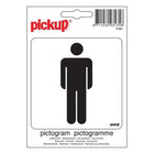PU-P621 PickUp sticker - Heren - 10x10 cm