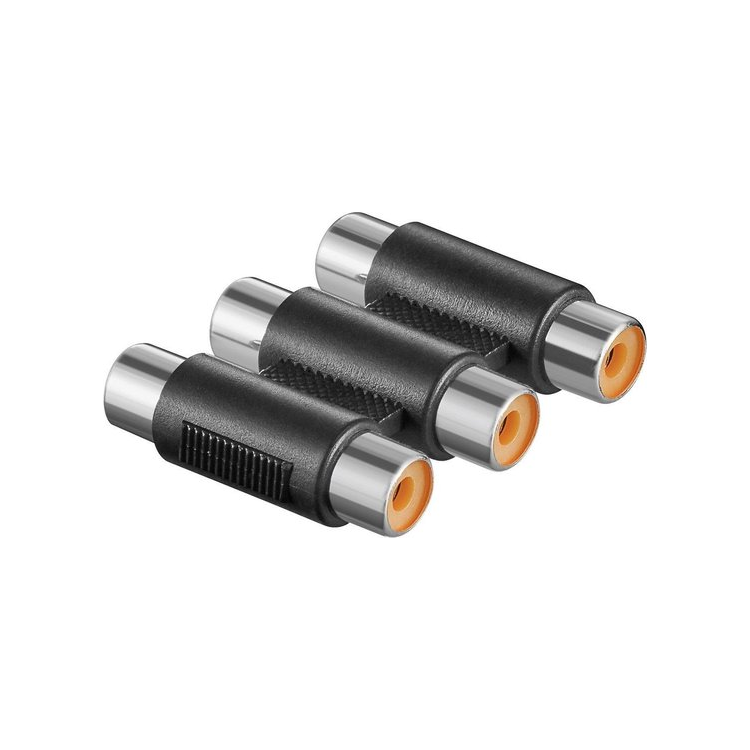 RCA-KF3 RCA composiet audio en video koppelstuk