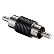 RCA-KM RCA-adapter - Mannelijk naar Mannelijk - Voor audiokabelverlenging