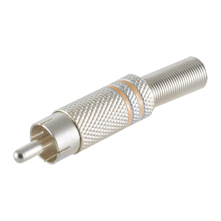 RCA-SDL-MT-GL Tulp soldeerstekker metaal - Geel