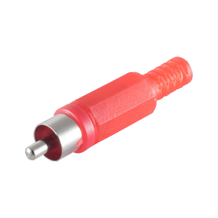 RCS-SDL-RD RCA soldeerstekker - Rood (S-CONN)