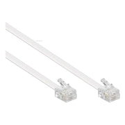 RJ11-WT-10 10 meter telefoonkabel - RJ11 - Wit