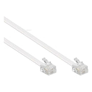 RJ11-WT-3 3 meter telefoonkabel - RJ11 - Wit