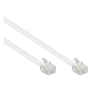 RJ11-WT-6 6 meter telefoonkabel - RJ11 - Wit