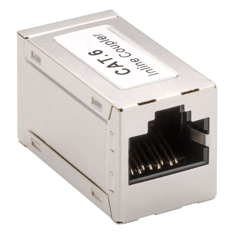 RJ45-C6-KP Cat 6 RJ45 koppelstuk - Afgeschermd - Metaal