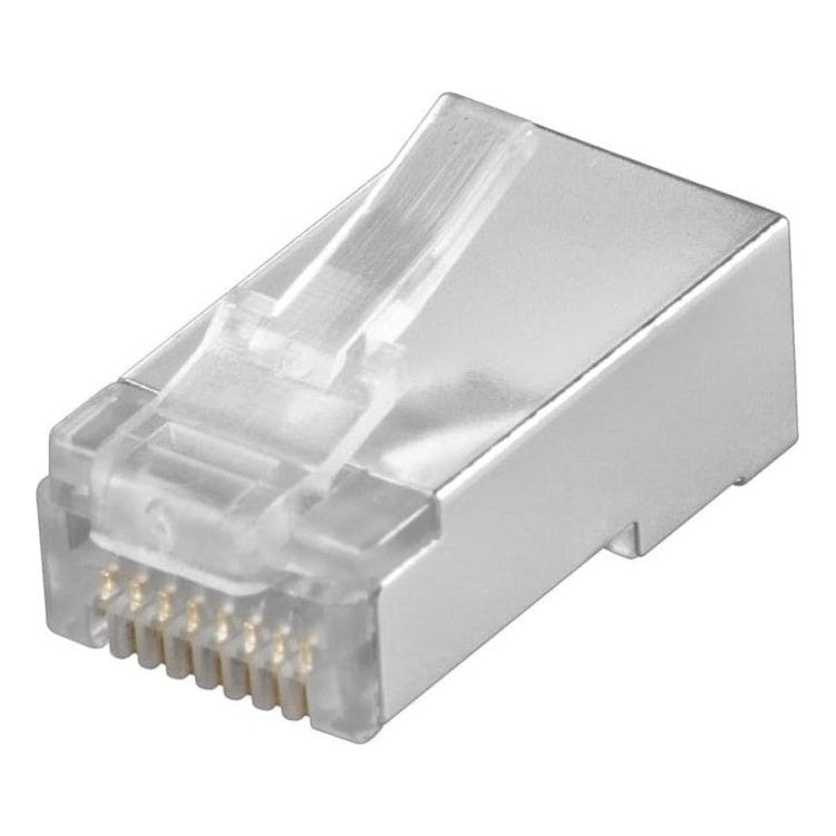 RJ45-C6-S RJ45 stekker voor soepele en stugge kern - Cat 6 - Shielded - 1 stuk
