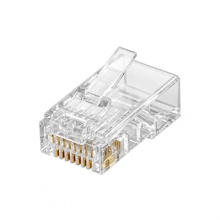 RJ45 stekker voor soepele en stugge kern - Cat 5e - 10 stuks
