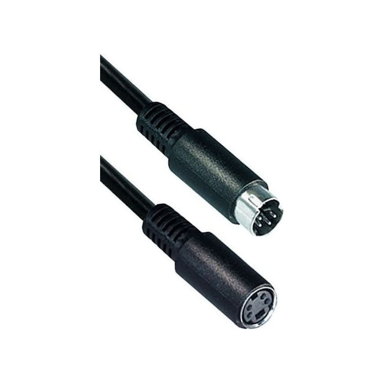 S-VHS-V-1.5 S-Video/ S-VHS video verlengkabel - 1,5 meter - Zwart