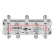 SAT-DST-6 SAT-splitter 6-weg - Zilver
