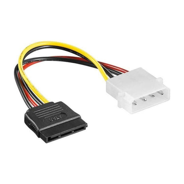 SATA-PWR-M-S Molex naar SATA voeding verloopkabel/adapter