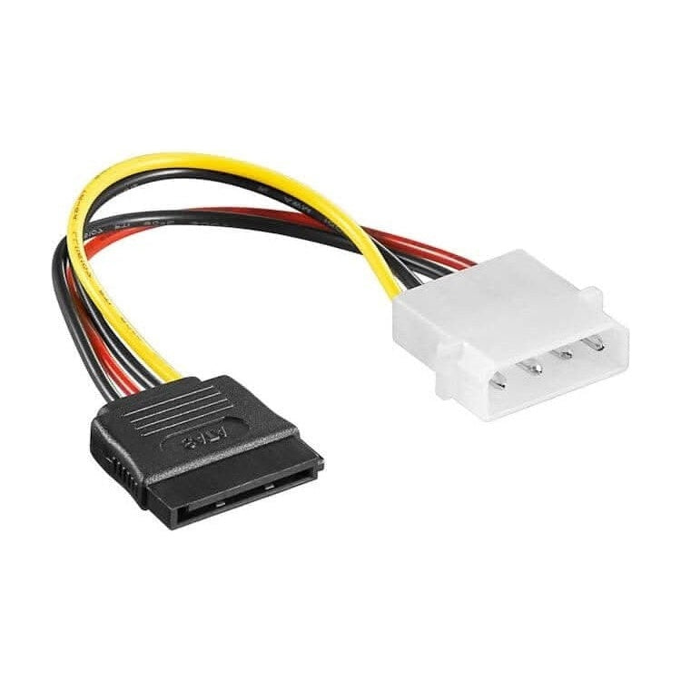 SATA-PWR-M-S Molex naar SATA voeding verloopkabel/adapter
