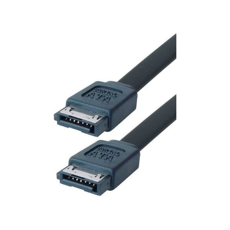 SATA2-0.5-ZW 50 cm SATA Datakabel - Type 2/SATA 300 - 3Gbit/s - Zwart