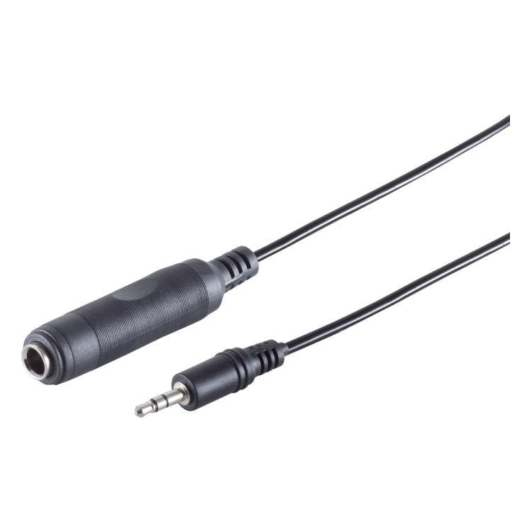 SC-A3.5M-6.53V 3.5mm jack naar 6.35mm female jack koptelefoonadapter - Stereo (S-CONN)