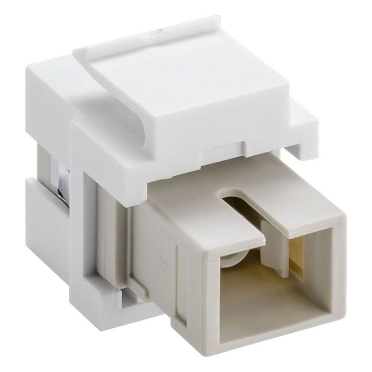SC-KS-WT Glasvezel keystone - SC simplex - Wit