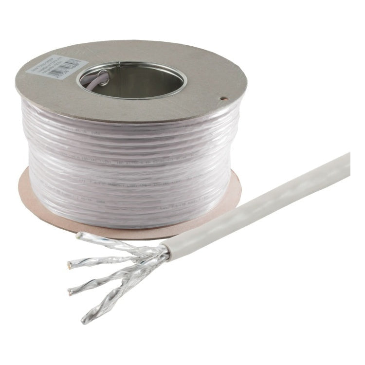 SC-SF-SO-C6C-R-100-G Cat 6 netwerkkabel - S/FTP (PiMF) - 100 meter - Soepel - Grijs - 100% koper