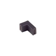 SC-USB-C-3.1-10g-KF-90 USB-C Koppelstuk - USB 3.1 - 90° Hoek Boven/Onder - 10 Gbps - PD & Alt Mode - PVC