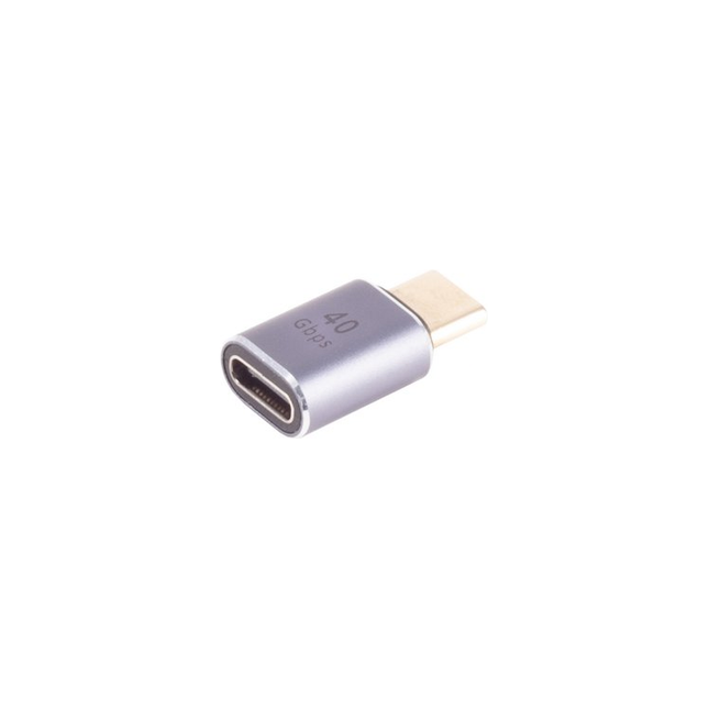 SC-USBS-C-4.0-40g-100w-5 USB-C Poortbeschermer - USB4 - 40 Gbps - PD 100W - 8K 60Hz - Metaal