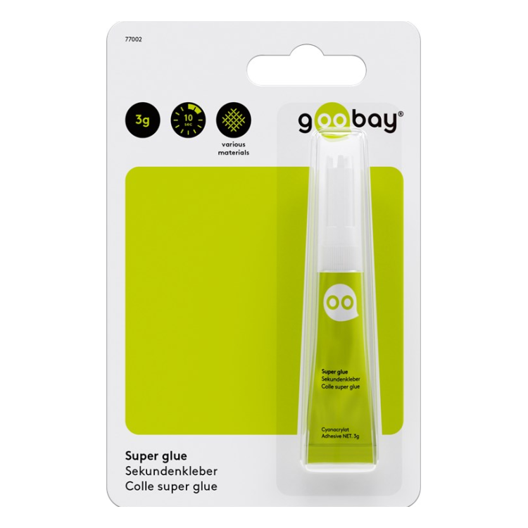 SEC-LM-3g Goobay secondelijm - 3 gram